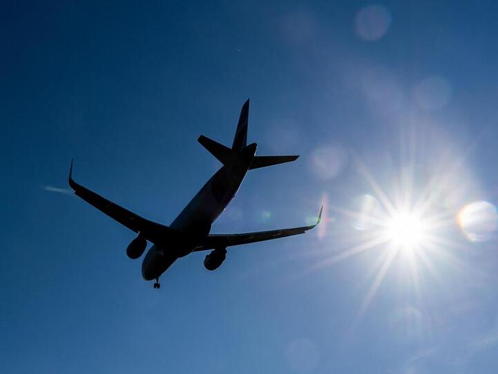 Im vergangenen Jahr hat es im deutschen Luftraum weniger Verkehrsflüge gegeben als ein Jahr zuvor.