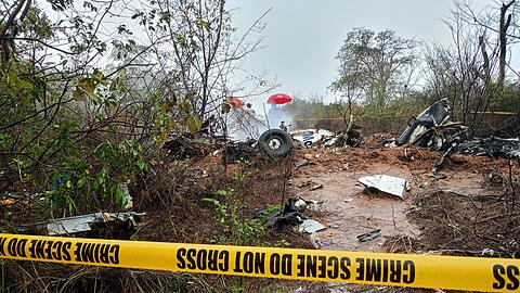 Das Flugzeug stürzte in der Nähe von Diani ab.