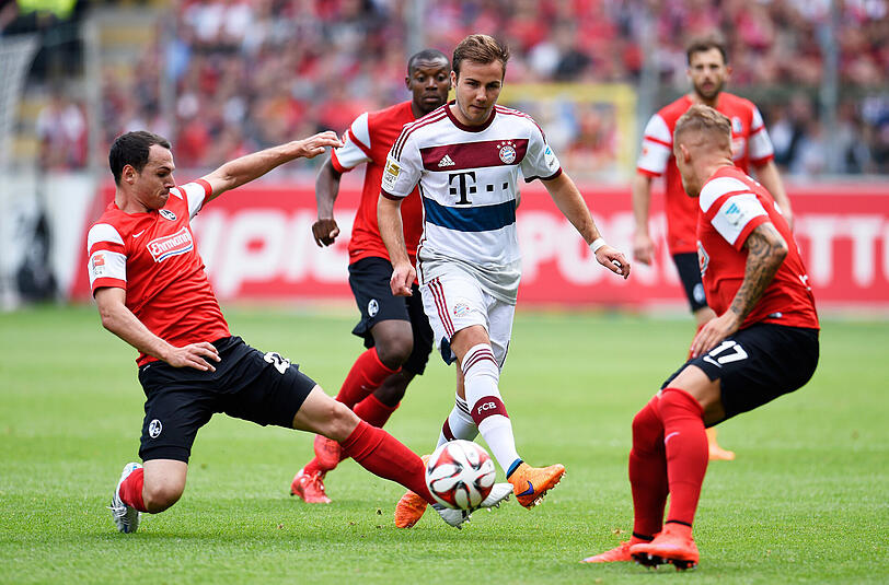 Der FC Bayern spielt am 33. Spieltag in Freiburg.