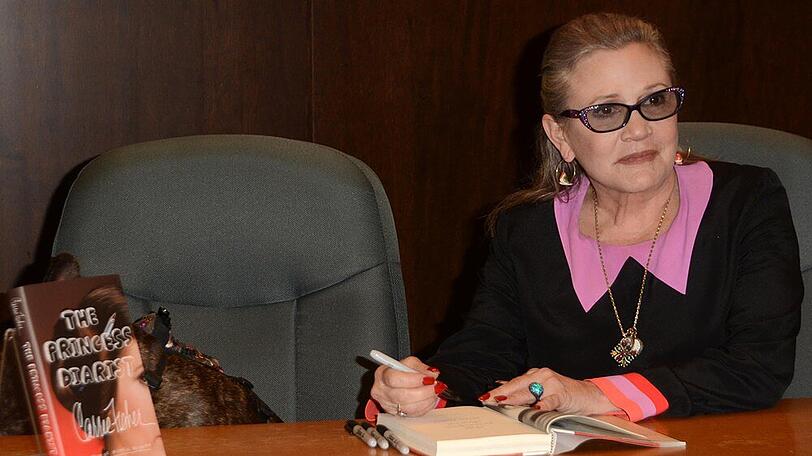 Carrie Fisher bei einer "The Princess Diarist"-Signierstunde im November 2016 in Los Angeles