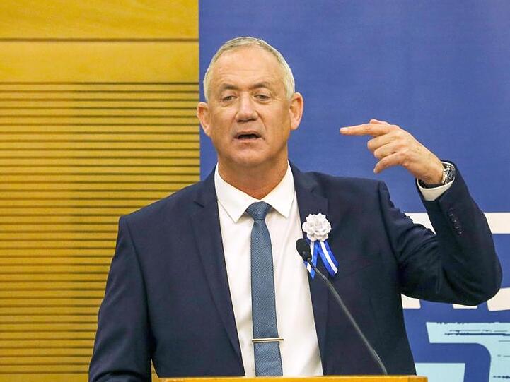 Benny Gantz, ehemaliger Militärchef und Vorsitzender der Blau-Weiß.