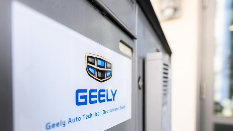 Am Eingang von Geely Auto Technical im hessischen Raunheim. Am Eingang von Geely Auto Technical im hessischen Raunheim.