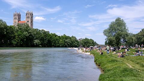Einfach mal in die Isar springen k&ouml;nnen - f&uuml;r David Dietl eine Sache, die M&uuml;nchen so besonders macht. (Archivbild)