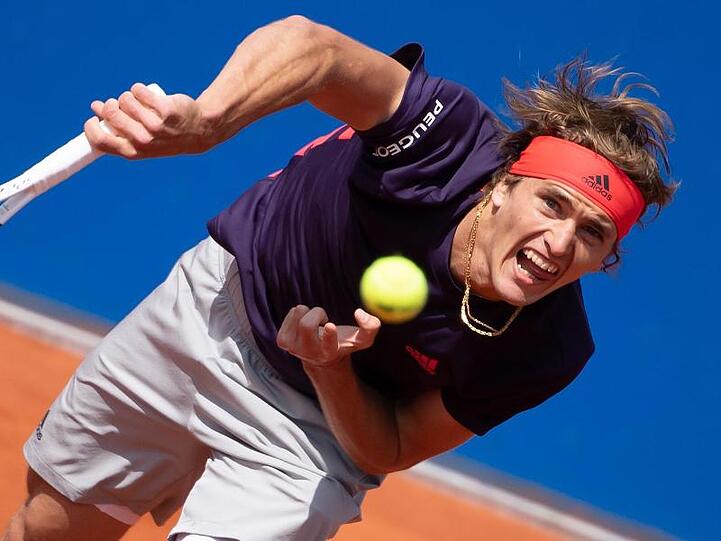 Alexander Zverev bei der ATP-Tour in München. Foto: Sven Hoppe