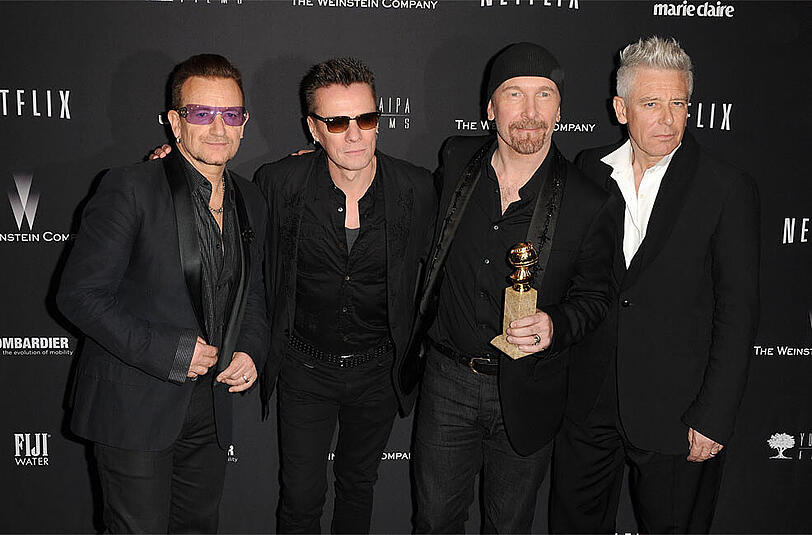 Die Band U2 steht in Paris nicht mit den Musikern von "Eagles of Death Metal" auf der Bühne.