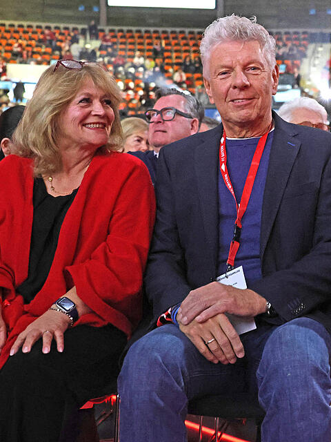 M&ouml;gliche Nachfolgerin von Dieter Reiter (M.): Alexandra Sch&ouml;rghuber (l.).