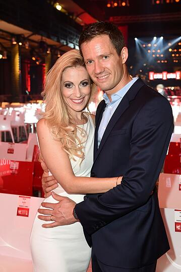 Andrea Kaiser mit Mann Sebastien Ogier