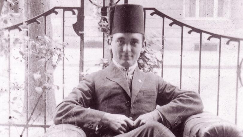 Schriststeller, Autor und Journalist unter vielen Namen: Lew Nussimbaum alias Essad Bey, Berlin,1923:
