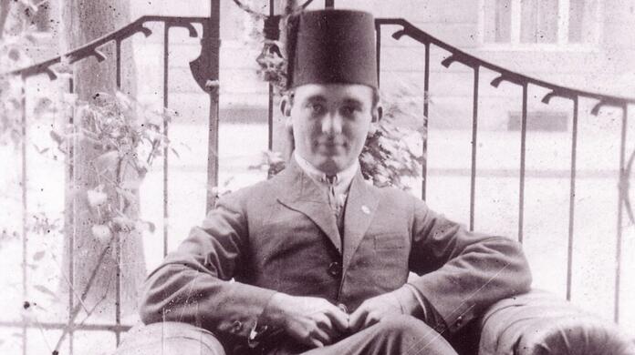 Schriststeller, Autor und Journalist unter vielen Namen: Lew Nussimbaum alias Essad Bey, Berlin,1923: