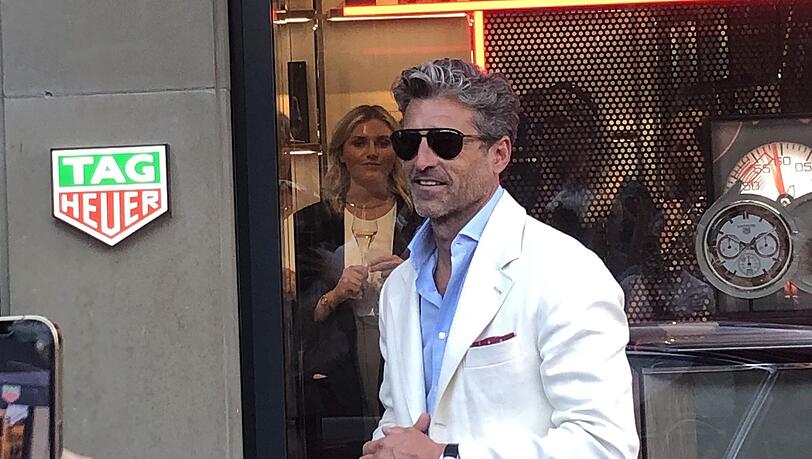 Die AZ hat Hollywood-Star Patrick Dempsey bei einem Blitzbesuch in München erwischt.