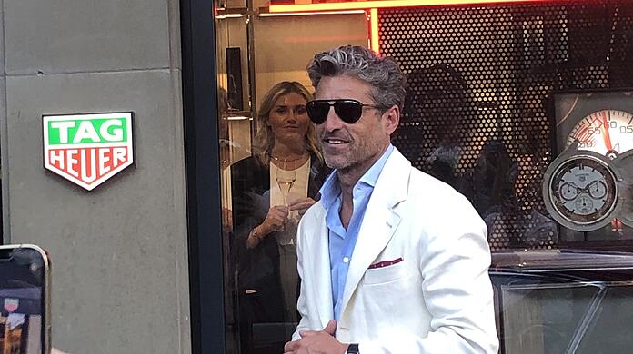 Die AZ hat Hollywood-Star Patrick Dempsey bei einem Blitzbesuch in München erwischt.