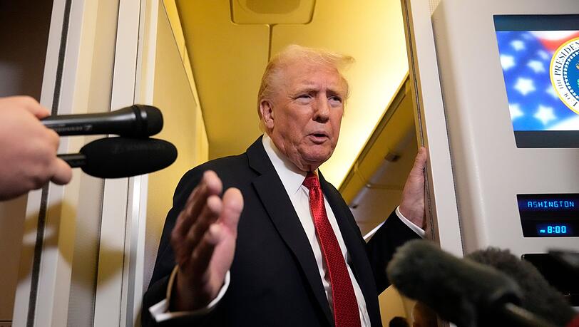 US-Präsident Donald Trump spricht sich für ein Einfrieren des Frontverlaufs aus.