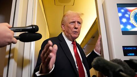 US-Präsident Donald Trump spricht sich für ein Einfrieren des Frontverlaufs aus.