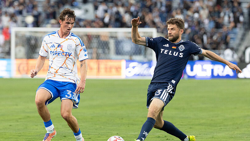 Trainierte am Donnerstag bei den Whitecaps: Thomas M&uuml;ller.