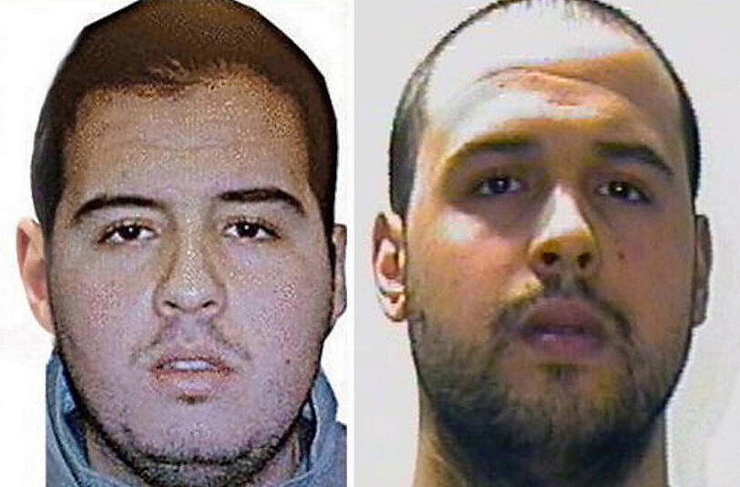 Ibrahim El Bakraoui (l.) und sein Bruder Khalid gehörten zu den Selbstmord-Attentätern von Brüssel.