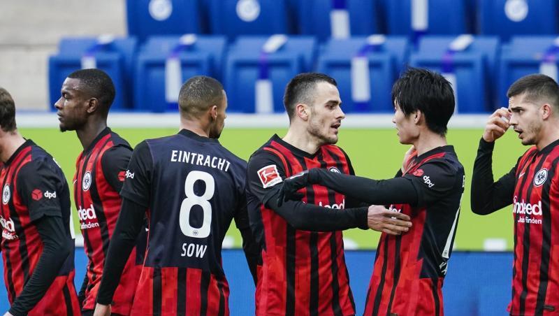 Die Frankfurter bleiben durch den Sieg in Hoffenheim auf Champions-League-Kurs.