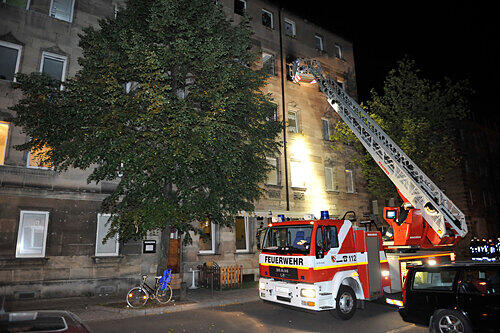 Das Essen brannte an - die Wohnung aus.
