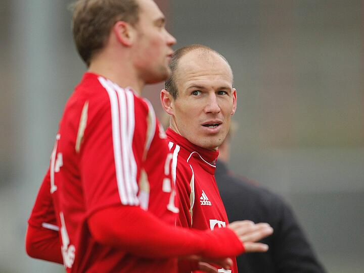 Die Bilder vom Bayern Training am Donnerstag an der Säbener Straße.