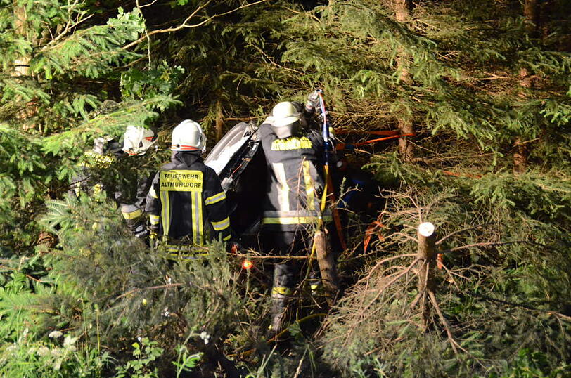 Tödlicher Unfall bei Mühldorf am Inn - die Bilder