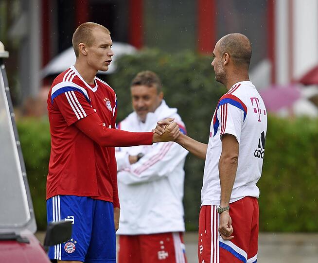 Bilder vom Bayern-Training!