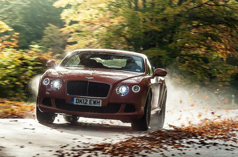 Flottes Luxuscoupé: Der Bentley Continental GT Speed erreicht 330 km/h - und ist damit das bislang schnellste Serienmodell der Briten.