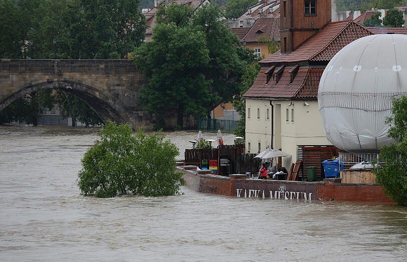 Bilder: Hochwasser in Prag, Tschechien