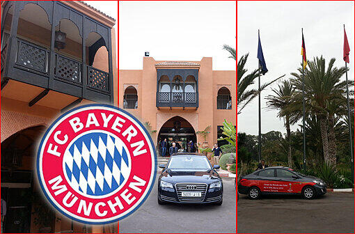 So wohnt der FC Bayern München in Marokko - die Bilder
