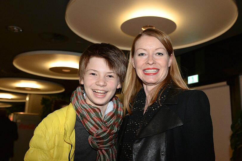 Monika Gruber mit Sohn David