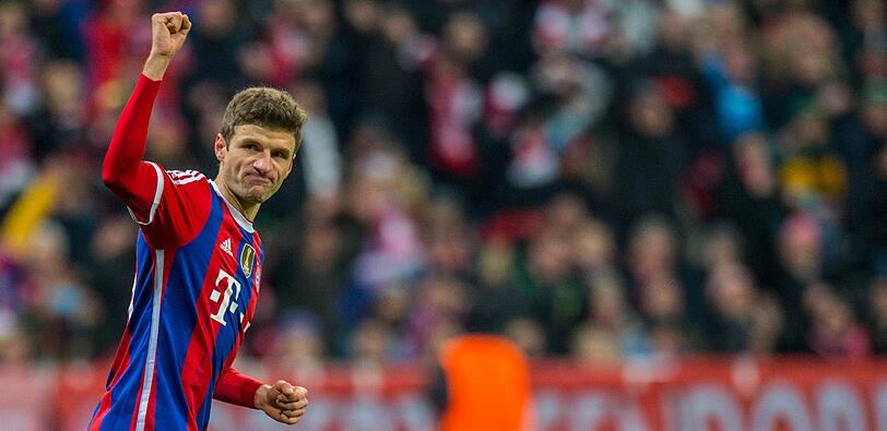 Thomas Müller sieht in der bundesliga genug Konkurrenz für den FC Bayern.