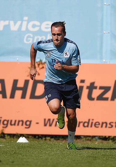 Vorstellung, Fototermin, Training: Der erste Arbeitstag von 1860-Neuzugang Michael Liendl in Bildern.