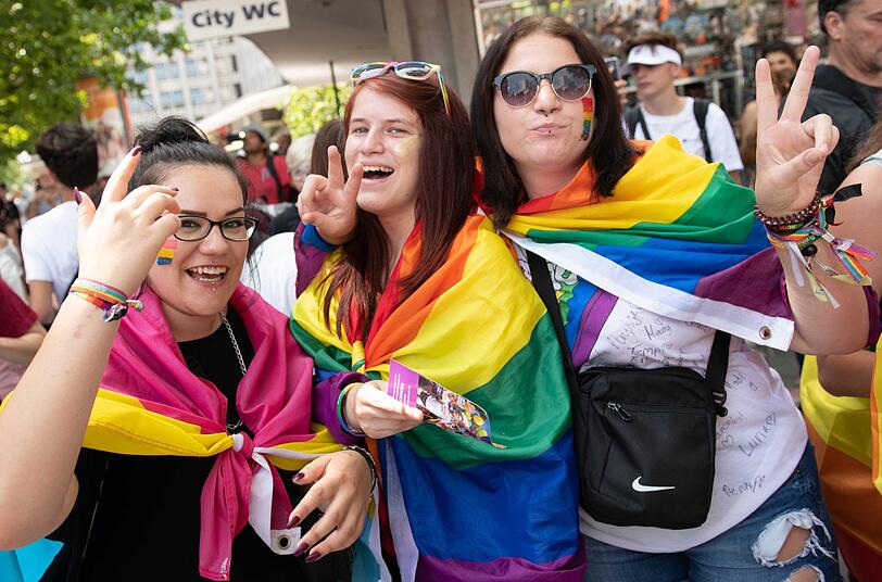 Parade zum Christopher Street Day in Berlin