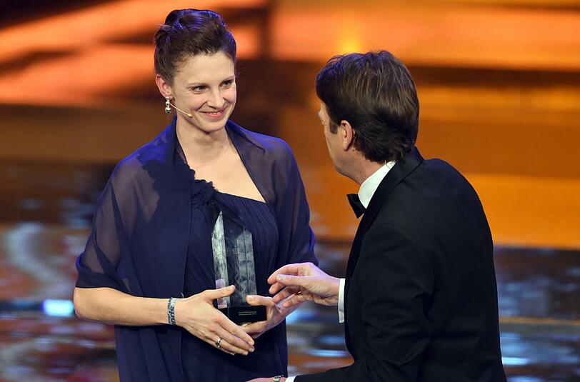 Leichtathletin Antje Möldner-Schmidt bekam den Sonderpreis.