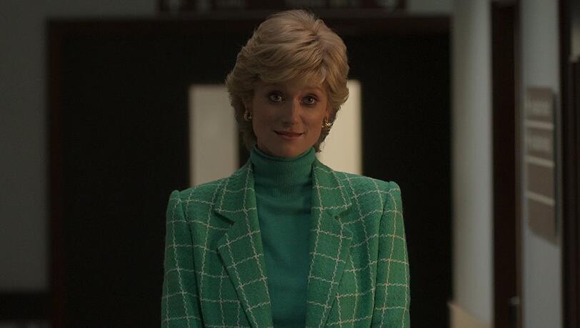 Prinzessin Diana (Elizabeth Debicki) in Staffel fünf von "The Crown".
