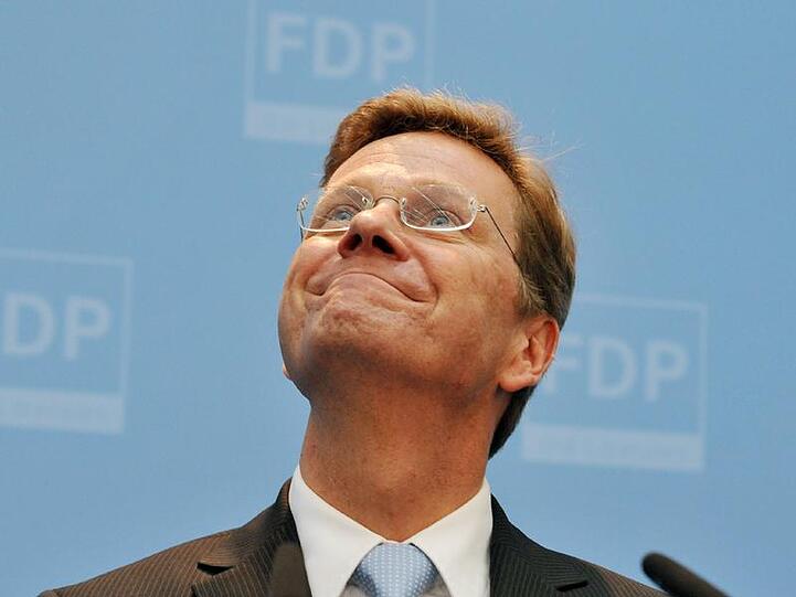 Glücklicher Sieger: FDP-Chef und Vizekanzler in spe, Guido Westerwelle.