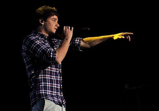 Das Publikum down under war begeistert: Liam Payne von One Direction