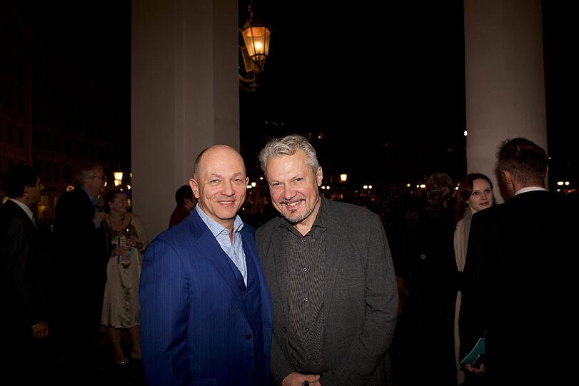 Staatsintendant Josef E. Köpplinger und Herbert Föttinger, Direktor des Theaters in der Josefstadt