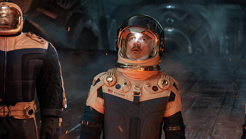 Vanessa Kirby and Pedro Pascal in "The Fantastic Four: First Steps" Vanessa Kirby and Pedro Pascal in "The Fantastic Four: First Steps"