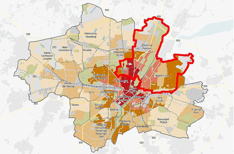 Nord-Ost (Schwabing-West; Schwabing-Freimann, Bogenhausen): 16,90 Euro &ndash; zwischen 12,40 und 27,30 Euro.