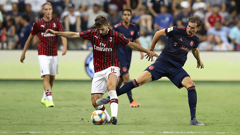 Bayerns Leon Goretzka (r.) erzielte das Tor des Abends.
