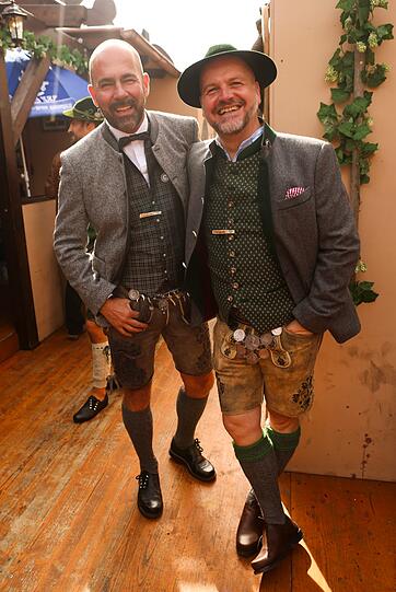 Feiern für den guten Zweck auf der Wiesn: Peter Backmund, Oliver Rauh