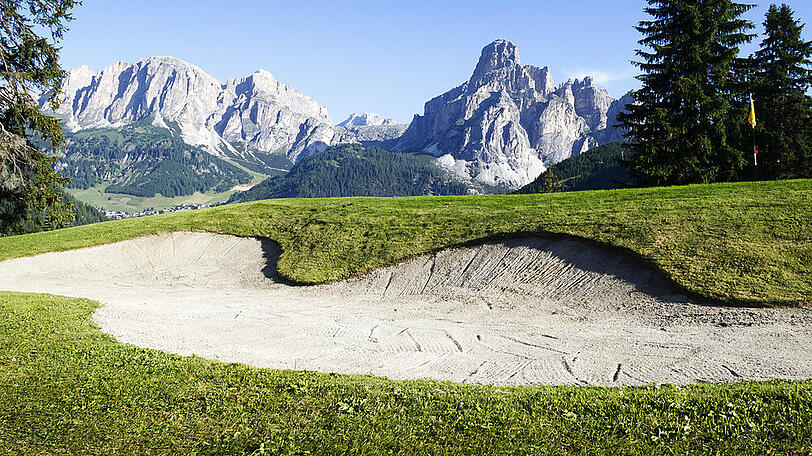Südtirol bietet abwechslungsreiche Golfplätze mit herrlicher Aussicht.