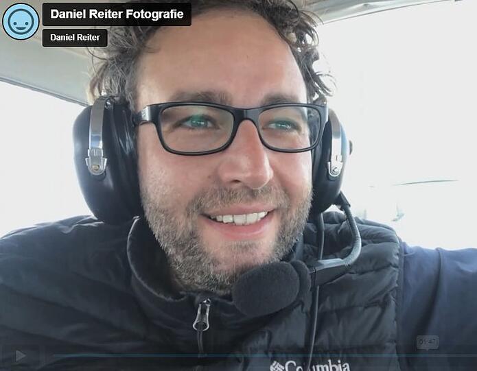 Daniel Reiter (42) ist seit zehnJahren Luftbildfotograf. Hier . . .