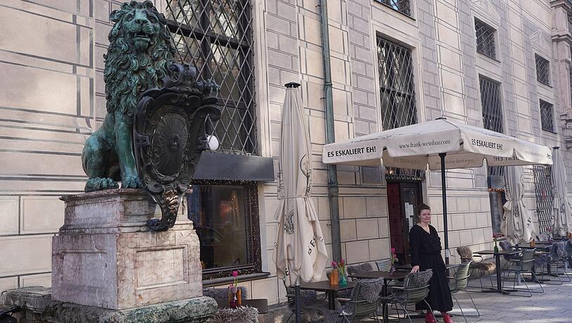 Im September soll vorerst Schluss sein mit der Weinbar am Odeonsplatz.