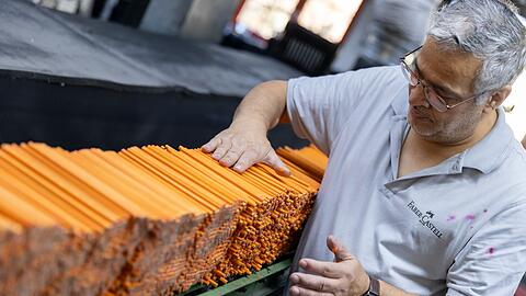 Der fr&auml;nkische Schreibwarenhersteller Faber-Castell will 130 Stellen in Deutschland abbauen. (Archivbild)