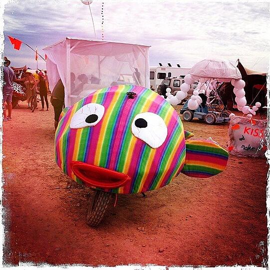 Es ist das wohl kurioseste Treffen von Individualisten: "Alles ist möglich" lautet der Slogan des "Afrika Burn Festival" in der Karoo-Halbwüste - sehen Sie hier die schrägsten Bilder.