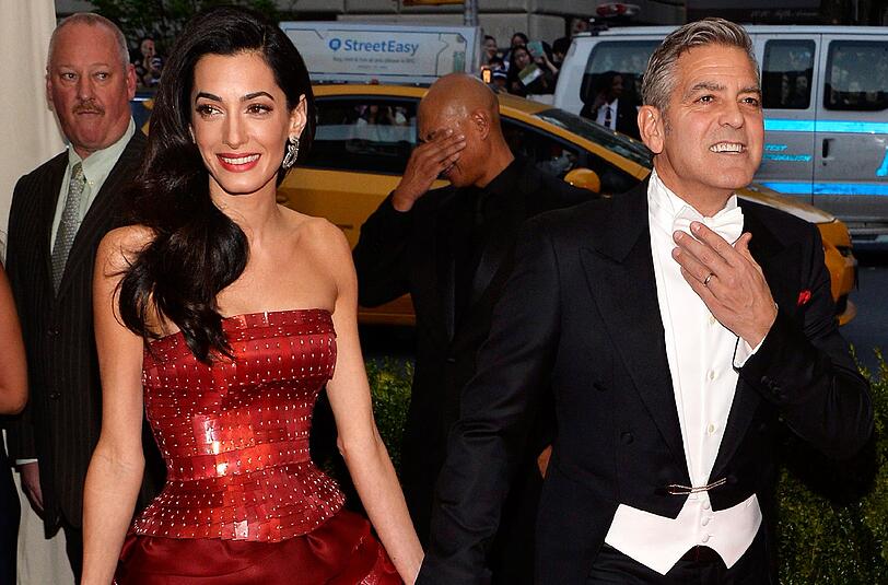 Amal und George Clooney