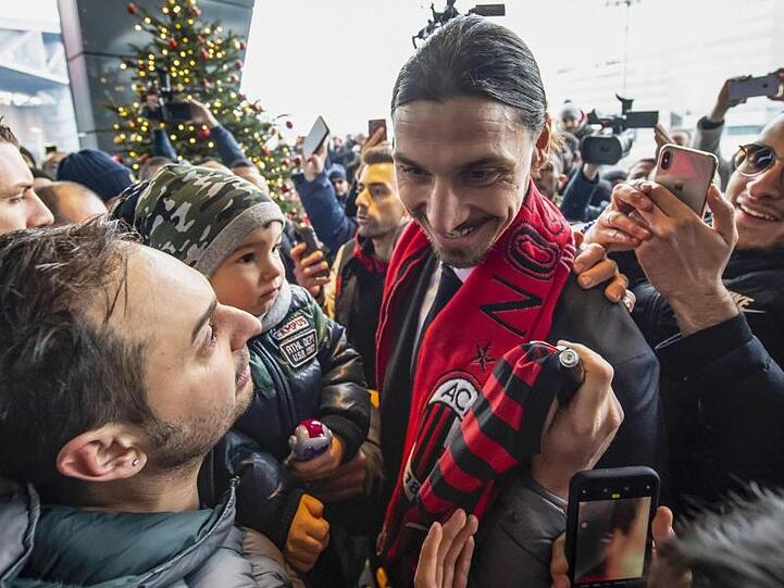 Der Held der Milan-Fans: Zlatan Ibrahimovic.