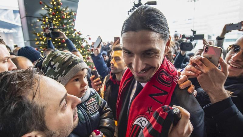 Der Held der Milan-Fans: Zlatan Ibrahimovic. Der Held der Milan-Fans: Zlatan Ibrahimovic.