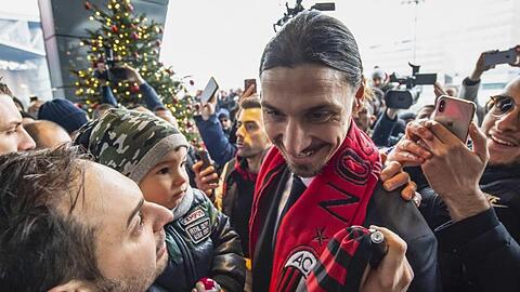 Der Held der Milan-Fans: Zlatan Ibrahimovic.