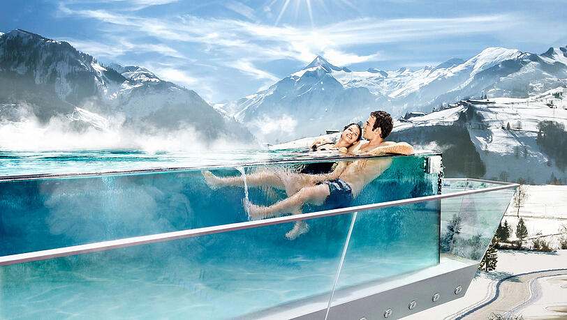 Für alle, die vor einem traumhaften Panorama am Besten entspannen, ist das TAUERN SPA Zell am See – Kaprun, genau das Richtige: Erholung auf höchstem Niveau.